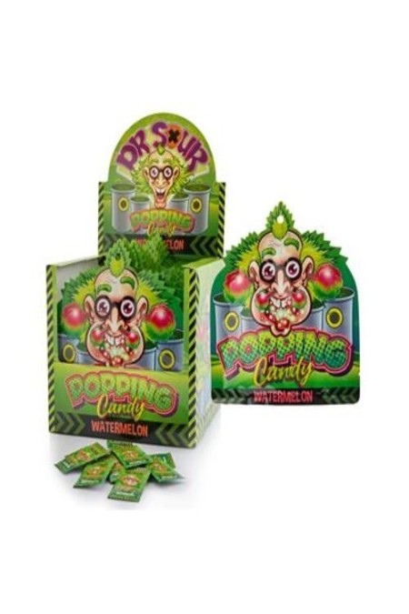 Dr sour popping candy watermelon 15g